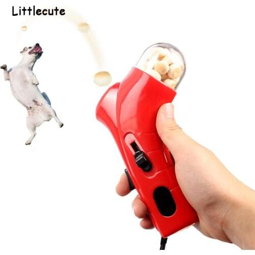 3 Color Pet Dog Interactive Toys Food Transmitter Catapult Games Training Outdoor Puppy Feeder Reward Training For Dog Toy