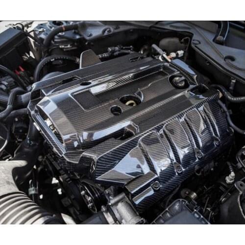 CARBON FIBER HOOD ENGINE MOTOR COVER TRIM BODY KIT CAP FOR Ford Mustang 2.3T 2015 2016 2017 2018 2019 2020 2021