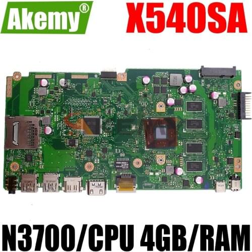 For ASUS X540SA/X540S/F540S/X540SAA/ laptop motherboard mainboard test OK N3700/CPU 4GB/RAM