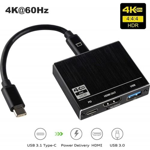 USB Type C To HDMI USB 3.0 Charging Adapter Converter USB-C 3.1 Hub Adapter for MacBook Pro Pixel Huawei Mate20 Samsung S8+ Plus