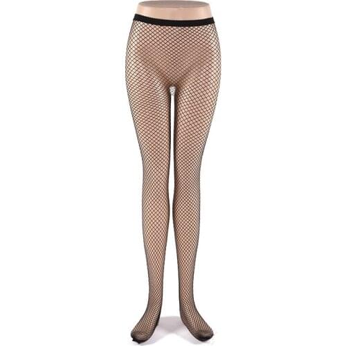 Sexy Transparent Slim Fishnet Pantyhose Club Party Net Mesh Holes Tights Thigh High Stockings Small/Middle/Big Mesh