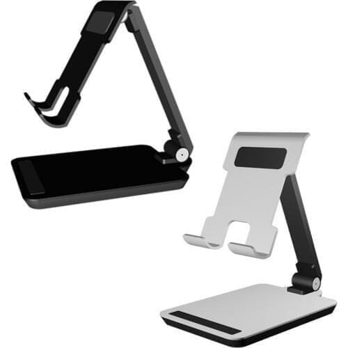 Phone Holder Stand Aluminum Alloy Universal Holder For Mobile Phone Laptop Tablet Flexible Portable Foldable Non-slip Bracket