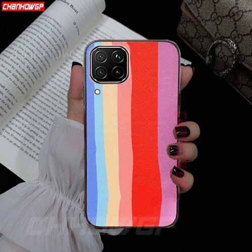 Rainbow Soft TPU Case For Samsung Galaxy A12 A02S A32 A42 A52 A72 A51 A71 A51 A21S A01 A11 A31 A41 A70 A50 A30 A20 S20 S21 Cover