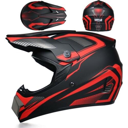 Professional Racing Motorcycle Off-road Helmet ATV Dirt Bike Helmet MTB Mountain Motocross Full Face Helmet Free Gift Capacetes