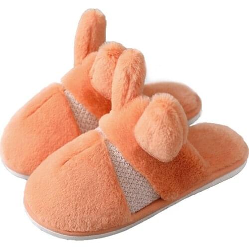 Winter Warm Anime Cartoon Mechanical Dog Slippers For Women Couple Indoor Bedroom Furry Non Slip Slides Girl Casual Cotton Shoes