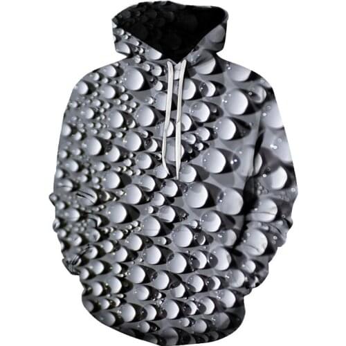 Mens Fashion Hoodie Printing Geometric Graphics Hoodie Male Casual Hoodies Sweatshirts Long Sleeve Pullovers Boys Streetwear