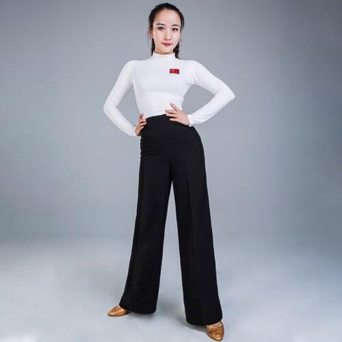 Ballroom Dance pants Ladys Tango Waltz Dancing costumes Women Ballroom Dance Competition pants DA593