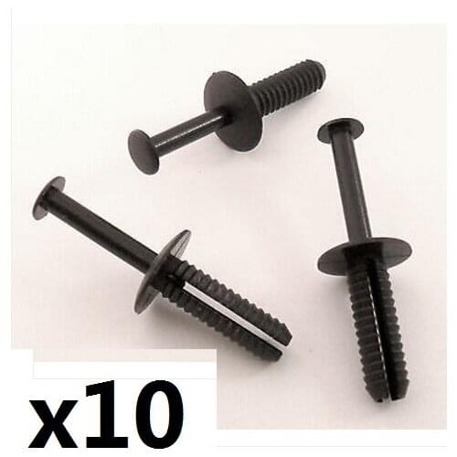 10x For Fiat Bumper & Wheel Rim Plastic Rivet Car Body Retainer