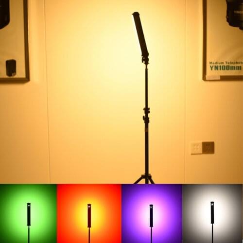 18W Handheld RGB LED Video Light Wand 2700K-7500K Colorful Photography Lighting Stick USB Type C For Youtube VK Photo Studio
