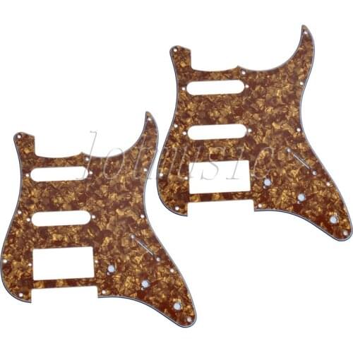 2PCS Cinnamon Pearl SSH Electric Guitar Pickguard For Electric Strat Style Replacement