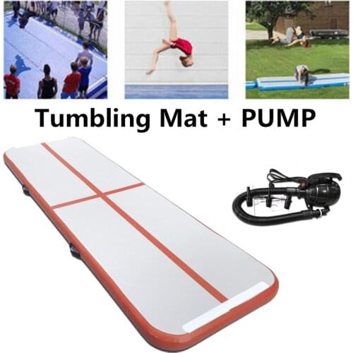 3/4/5m Inflatable AirTrack Gymnastics Mattress Gym Tumble Airtrack Floor Yoga Cheerleading Tumbling Wrestling Yogo With Pump