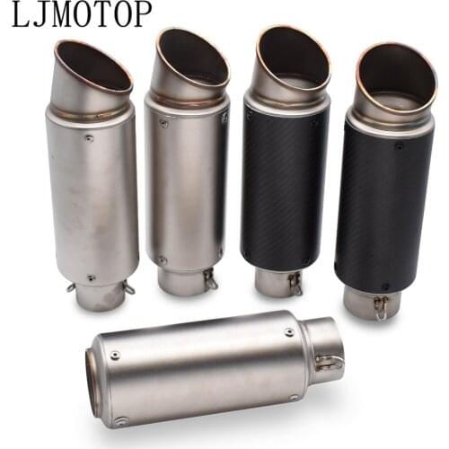 51-60mm Motorcycle pipe exhaust with DB killer Exhaust Pipe Muffler For Honda ST 1300 Black SpiRit NC750 S X CB1100 CBF1000 RC51