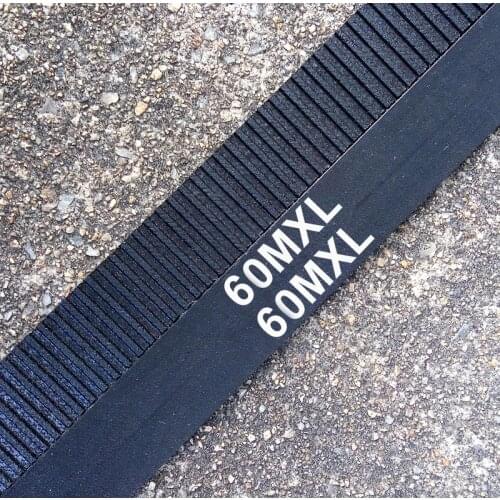5 pieces/set Timing belt 60MXL Pitch 0.08"(2.032mm) length 152.4 mm width 15mm B75 MXL 60 pulley T teeth 75 Closed-loop