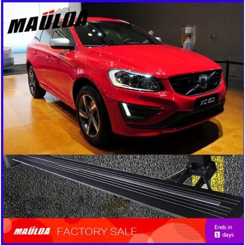 Car Accessories High quality aluminium alloy Automatic scaling Electric pedal side step running board for XC60 2010-2017