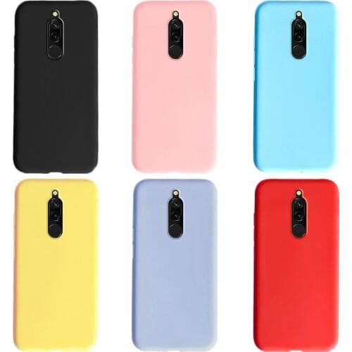 For Xiaomi Redmi 8 Case Silicone Candy Color Phone Case For Xiaomi Redmi 8 Cover Redmi 8 Soft TPU Cover Case Capa