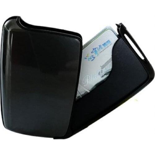 Women Men Aluminum ABS Bank Card Holder RFID Blocking card Case Wallet Solid Credit Card Anti-RFID Scanning Protect Card Holder