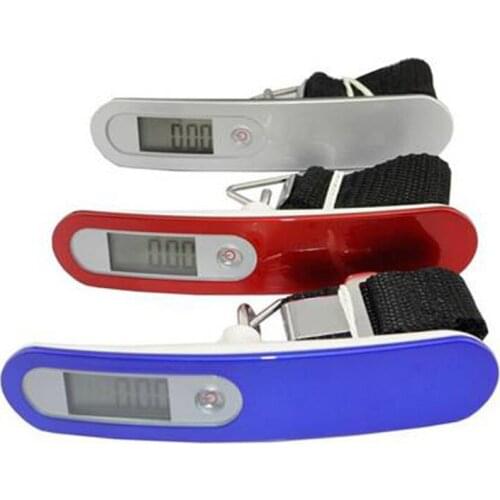 50kg LCD Display Electronic Hanging Luggage Scale Postal Travel Luggage scale