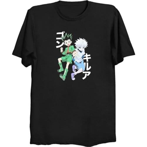 Anime Hunter X Hunter Hisoka T Shirts Harajuku Tshirt Men T-shirts Fashion Summer Tops Hip Hop Tee Male Shirts Streetwear