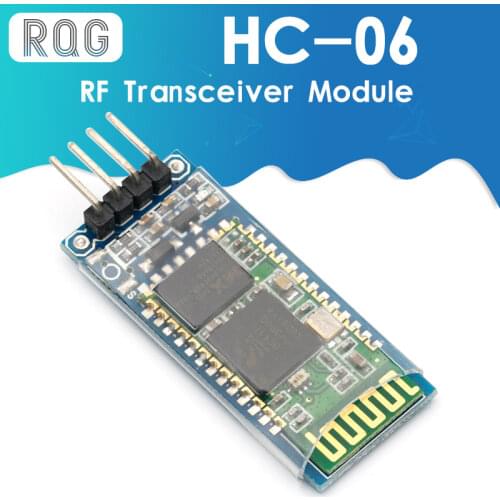 HC06 HC-06 Wireless Serial 4 Pin RF Transceiver RS232 TTL Bluetooth Module Plug-in for arduino