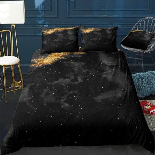 100 Starry Nebulas B And W Quilt Cover Pillowcase 3Piece Comforter Bedding Set With Pillow Case Single Double Duvet Cover