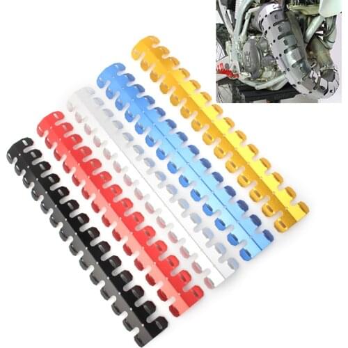 Motorcycle Exhaust Muffler Pipe Heat Shield Cover Heel Guard Universal For Dirt Bike For Honda CBR CFR For Yamaha YZF R1 R6
