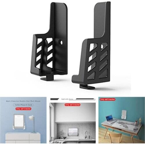 Tablet PC Wall Mount Mobile Phone Holder Adjustable For Ipad iphone Double-groove E-reader / Stand Angle Viewing / Kindle U5N2