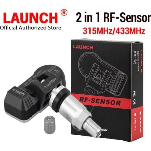 LAUNCH X431 Original 2 in 1 RF-SENSOR TPMS Sensor 315MHz & 433MHz Tire Pressure Sensors Tire Pressure Monitor Tester Programming
