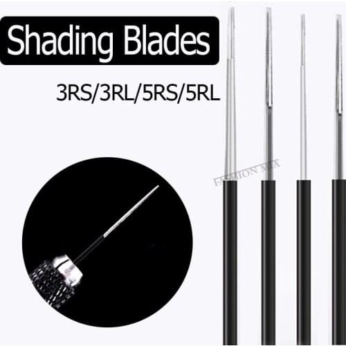 Laminas Tebori Shading Blade R3/5 LINER Eyebrow Round Microblading Needles for Fog Eyebrow Permanent Makeup Manual Tattoo Pen