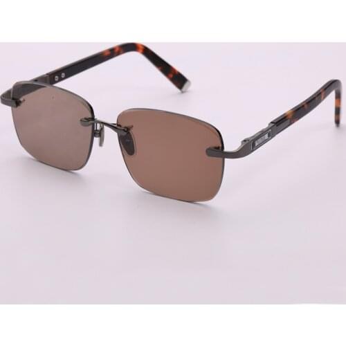 Man women natural grey crystal sunglasses luxury brand gold grey sun glass fashion party summer retro sunglasses