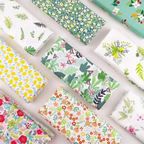 100% cotton printed fabric diy sewing fabric for home textile bedding sheets baby dress DIY manual work cloth tecidos tilda