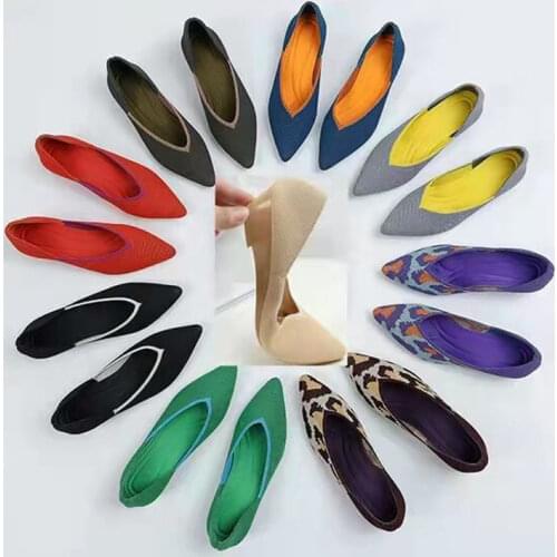 Autumn Loafers Casual Flat Shoes Woman New Summer Breathable Comfortable Soft-soled Shoes Pointed Toe Increase Flat Women Shoes