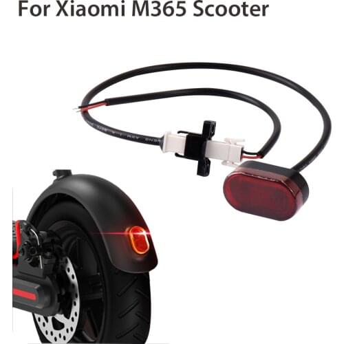 Electric Scooter Brake Rear Tail Light For Xiaomi M365 Pro Electric Scooter Taillight Safety Warning Stoplight Waterproof Parts