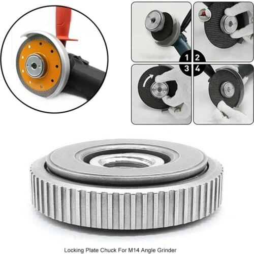 M14 Angle Grinder Lock Plate Chuck Quick Clamp Tools Quick Release Nut Clamp And Device Lock Plate Chuck