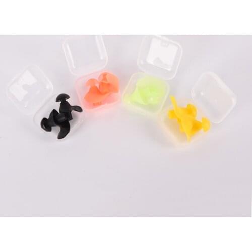 1 Pair Soft Ear Plugs Swimming Silicone Waterproof Dust-Proof Earplugs Diving Water Sports Swim Swimming Anti-noise Accessories