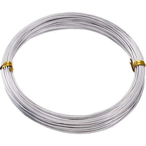 10m/roll 1mm Aluminum Wire Versatile Painted Aluminium Metal Wire For DIY Jewelry Beading Findings Handmade Bracelet Accessories