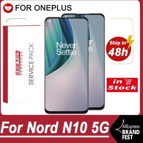 100% Tested 6.49'' IPS LCD For OnePlus Nord N10 5G LCD Display Touch Screen Digitizer Assembly For OnePlus Nord N10 BE2029 Model
