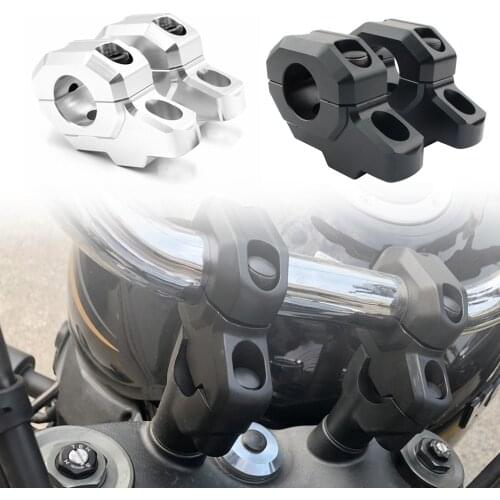 2pcs Motorcycle Handlebar Riser Spacer Kit For Kawasaki Z900C Z900RS 2017 2018 2019 2020 Handle Bar Riser Mount Clamp