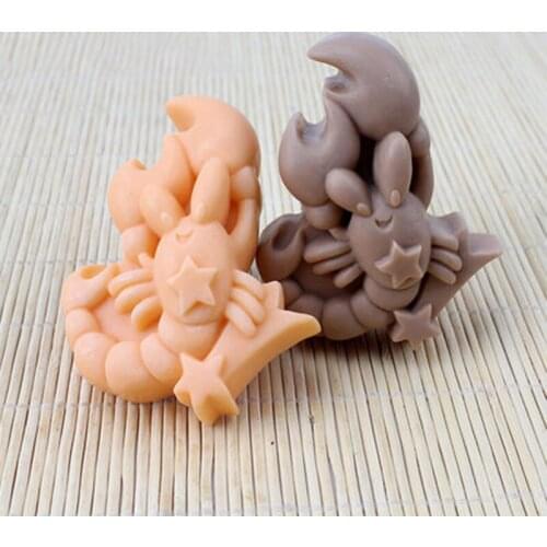 DIY Silicone Mold Soap Lobster Shape Soap Mold Handmade Lovely Cartoon Sea Animal Moulds Silicone Rubber PRZY Eco-friendly 001
