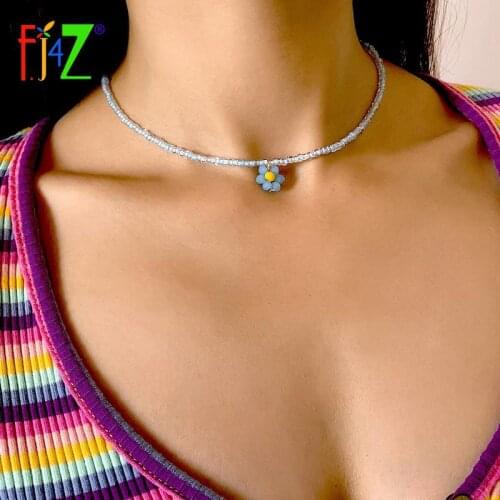 Чокеры из бусин F.J4Z China At AliExpress