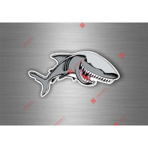 Interesting Car Stickers Moto Biker Decal Bumper Shark R1Cover Scratches Waterproof Bumper Window Windshield Accessories