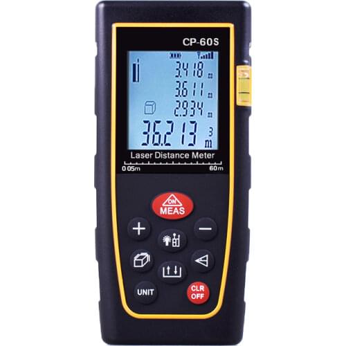 Bubble Level Mini Rangefinder LCD Laser Distance Meter CP-100S Laserworks100m (131ft) Hunting Measuring Instrument Free Shipping