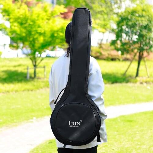 M MBAT Banjolele 5 String Banjo Case Carrying Bag Concert Black Waterproof Oxford Cloth Backpack Musical Instrument Accessories
