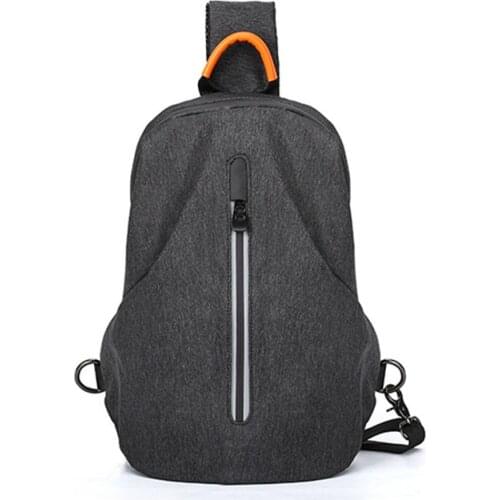 Mens Chest Bag Messenger Bag Casual Multi-function Chest Shoulder Bags Small Backpack