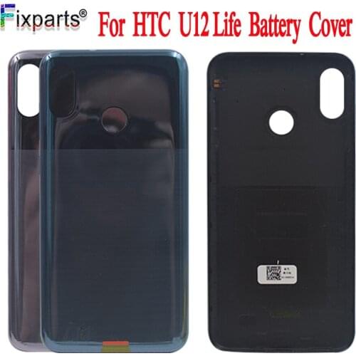 Original New For HTC U12 life Battery Cover Door Back Housing Rear Case Replacement Parts 6.0" For HTC U12life Back Case