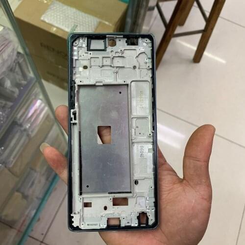 For LG STYLE 6 Front Frame Housing Case LCD Screen Frame Replacement Parts For LG STYLE 6 Silver