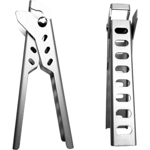 Camping Anti-Scald Pot Pan Gripper Outdoor BBQ Picnic Handle Holder Clip Aluminium Alloy Hand Grasp Forceps for Barbecue