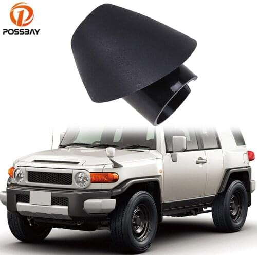 POSSBAY Black Auto Mast Antenna Radio Base for Toyota FJ Cruiser 2007 2008 2009 2010 2011 2012 2013 2014 Antenna Ornament