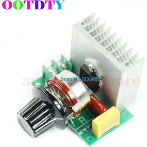 OOTDTY AC 220V 3800W SCR Voltage Regulator Dimming Dimmers Speed Controller Thermostat APR29_10