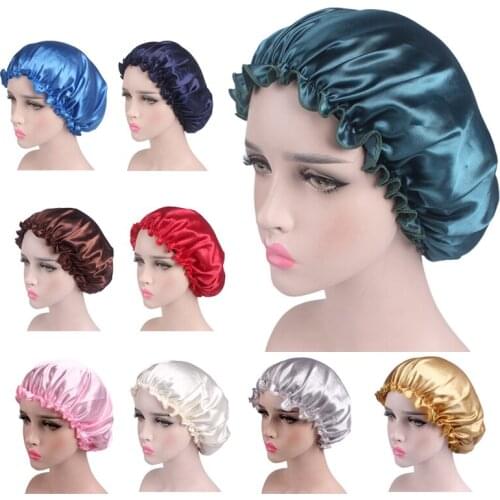 Sleep Hair Styling Cap Satin Lace Hat Hair Band Night Hair Care Bonnet Nightcap For Women Hair Styling Jewelry Accessories