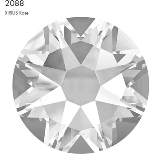 Lo Paulina 100% Original Crystal from Austria 2088 XIRIUS Rose no hotfix flat back for mobile phone,shoes or car decoration